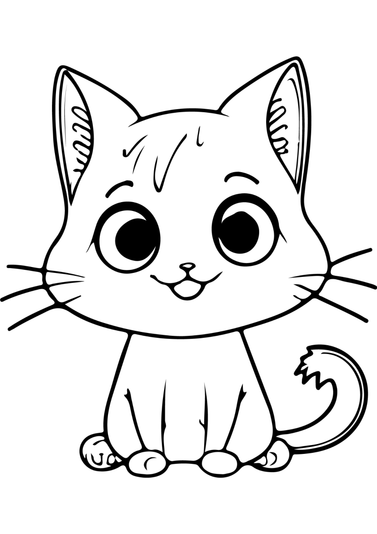 Desenhos de Gatos para imprimir e colorir | Alunos e Professores